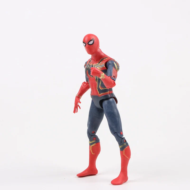 17 см Marvel игрушки Мстители Бесконечная война Человек-паук ПВХ Фигурки цифры Супергерои Человек-паук Коллекционная модель куклы игрушки