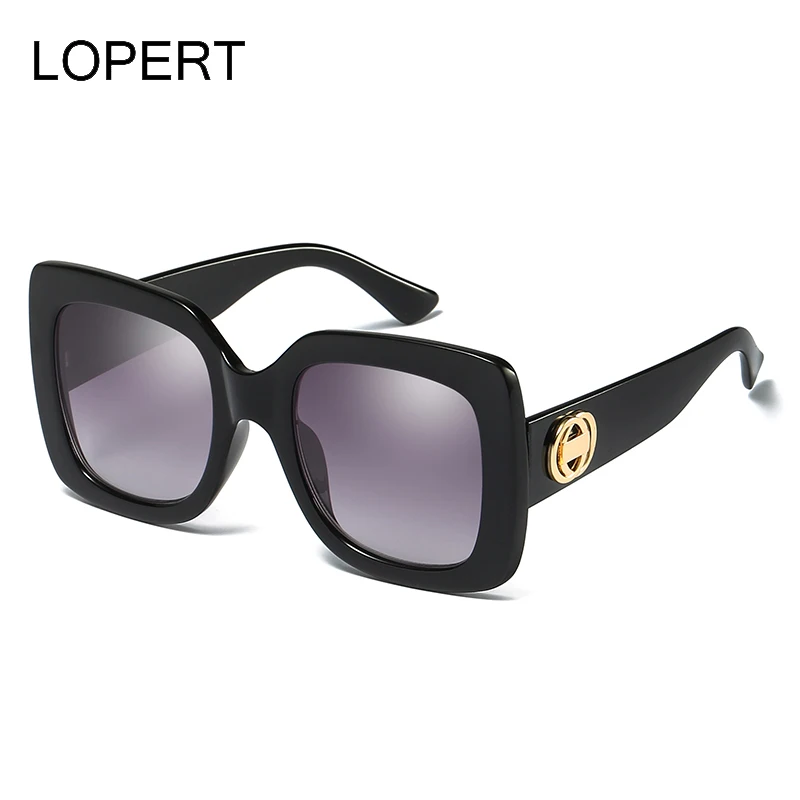 Женские солнцезащитные очки LOPERT Cat Eye брендовые дизайнерские винтажные оверсайз