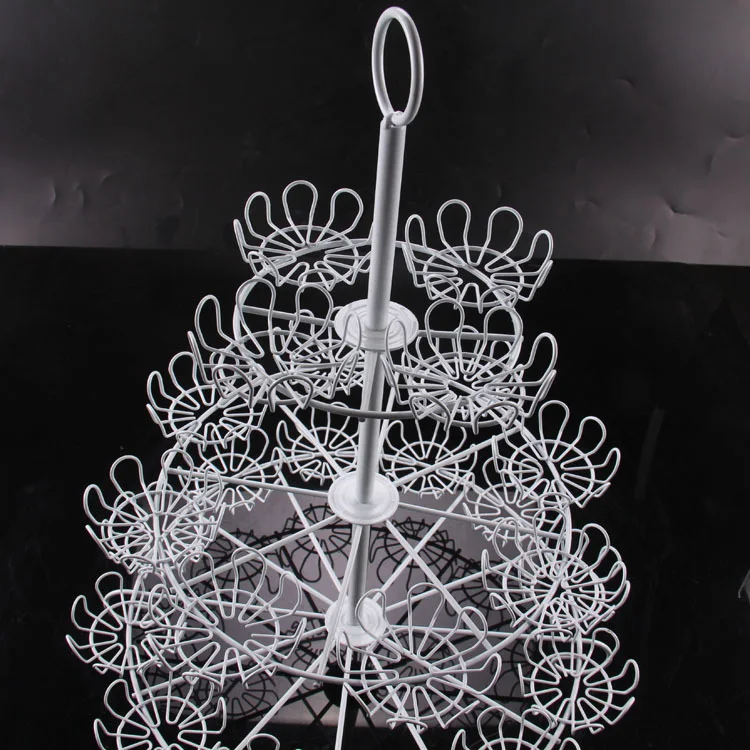 3 слойная подставка для кекса 24 шт. круглая металлическая кексов держатель