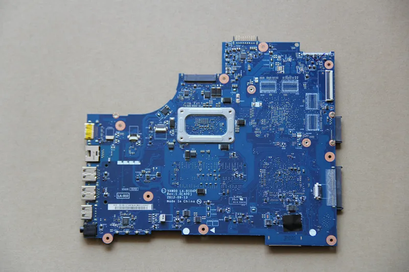 Материнская плата для ноутбука DELL Inspiron 15R 3521 CN 0HKJ53 HKJ53 VAW00 LA 9104P с I3 3217U CPU на борту HM76