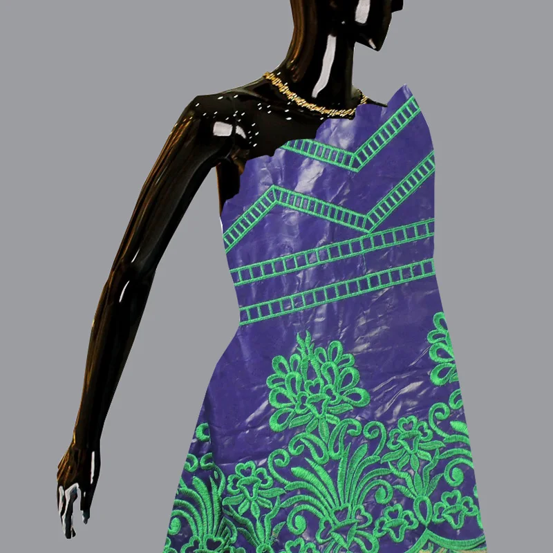 2017 Новая Мода Африканский Базен Riche Getzner Кружево Ткань высокое качество Вышивка 2