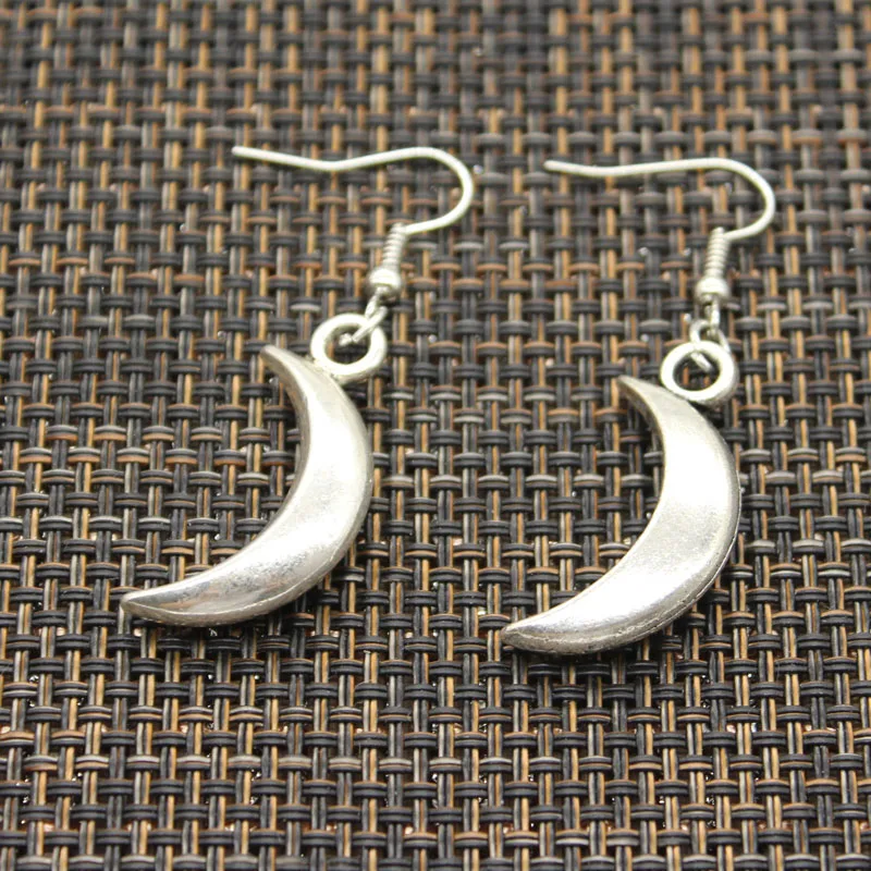 New Fashion Handmade moon star Pendants Silver Earrings For Womens Style | Украшения и аксессуары