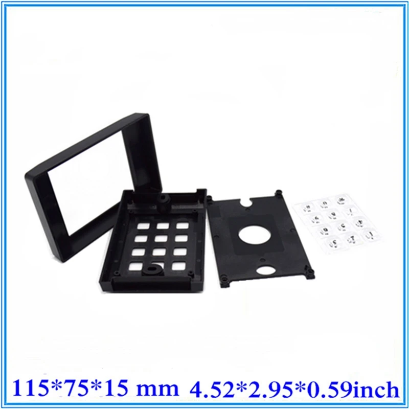 plastic enclosure door access control case for pcb abs project box 115*75*15mm | Безопасность и защита