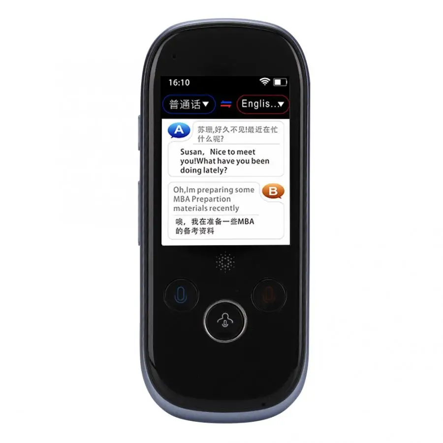 K1 Pro перевод 2,4 дюймов сенсорный экран wifi 45 языков камера Интеллектуальный голосовой переводчик мгновенный перевод
