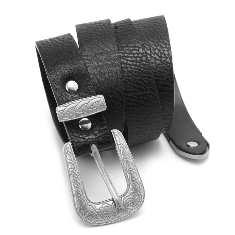 Модные женские ремни Boho винтажные металлические из искусственной кожи с