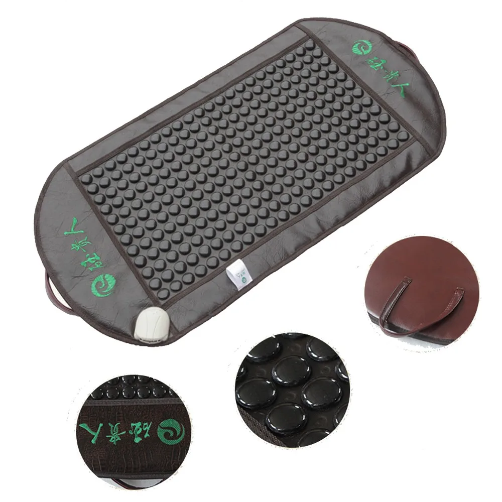 

Electric Natural Tourmaline Mat Advanced Super Fiber Leather Black Tourmaline