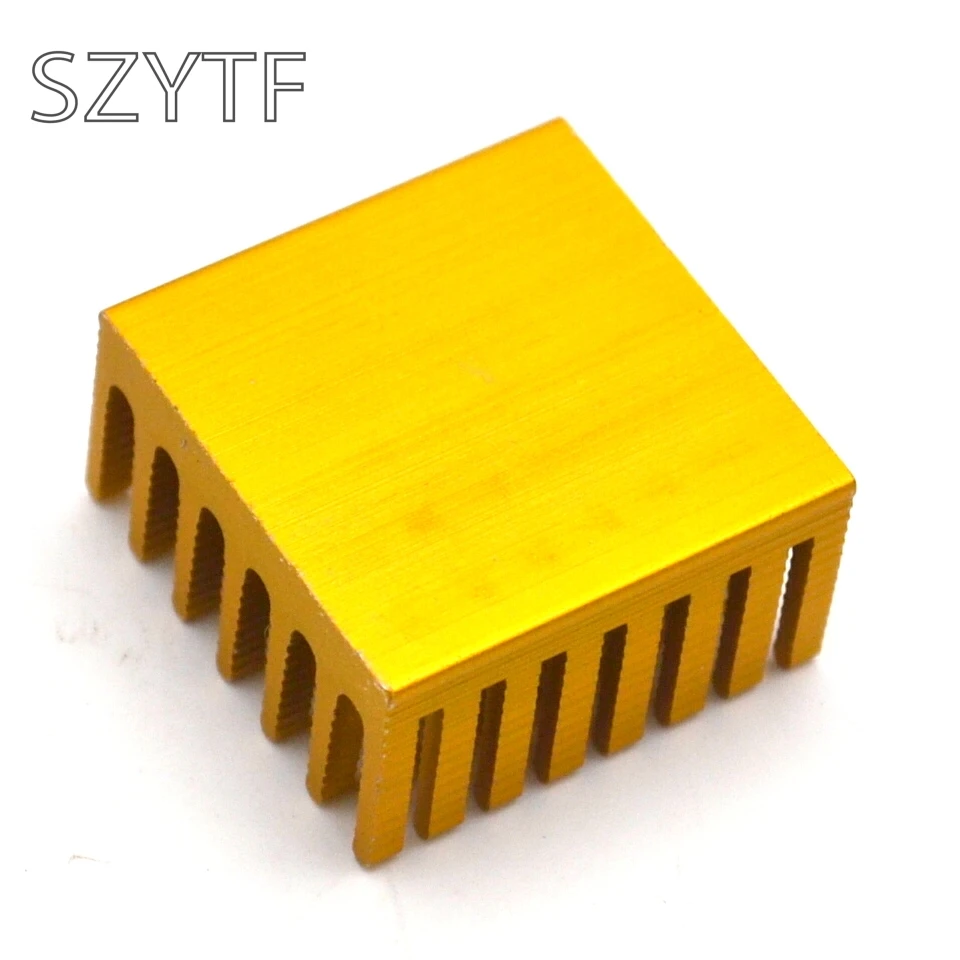 Теплоотвод 28*28*15 мм (золотой слот) Высококачественный радиатор|radiator heating|radiator heat