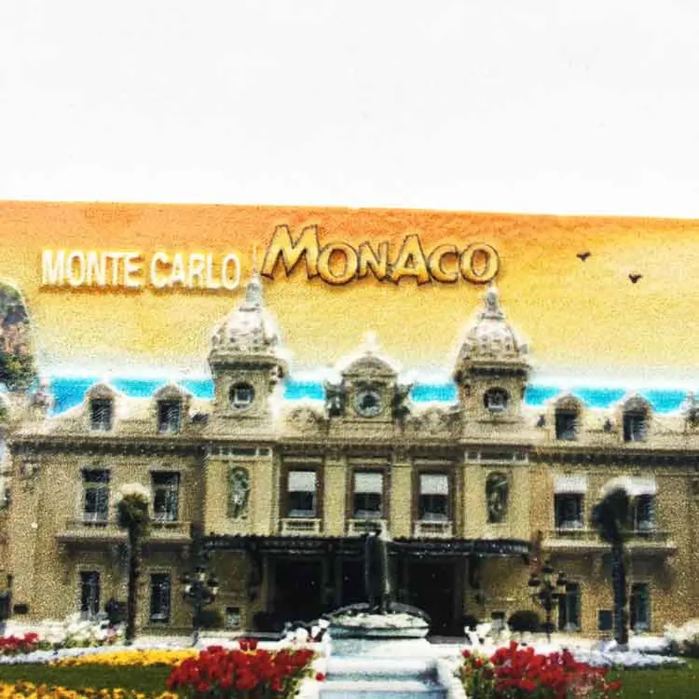 1pcs 3D Resin Monaco Tourist Souvenirs Fridge Magnets Monte Carlo Grand Casino Refrigerator Magnetic Sticker Home Decor|Магниты на