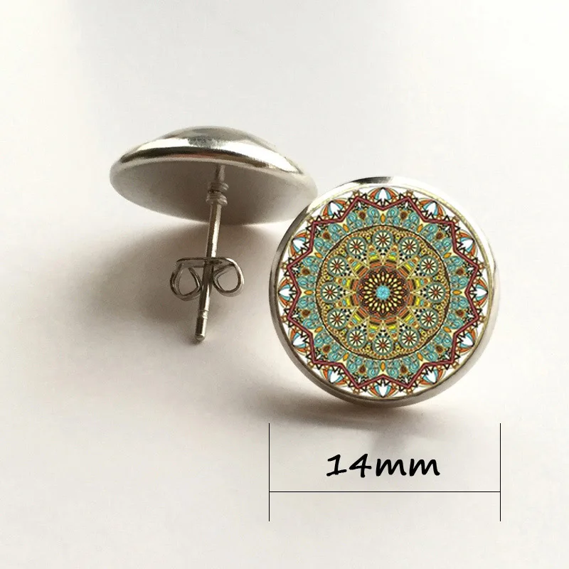 Винтажные богемные стильные женские священные серьги Геометрия Мандала