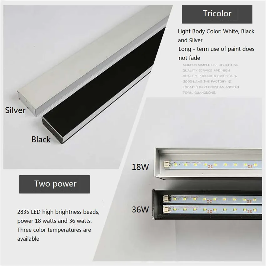 Простая лента LED подвесной светильник современный скандинавский дизайн