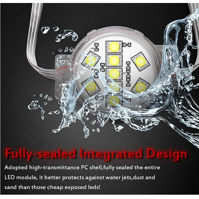 Homeyard 8 шт. водонепроницаемый точечный светодиодный светильник походный тент с