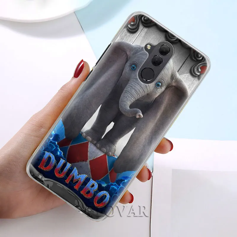 Анимация Dumbo план Футляр для телефона для huawei mate 20 Lite mate 10 20 P30 Pro P10 P20 P30 Lite P Smart Plus корпус