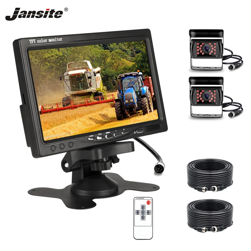 Jansite 7 &quotавтомобильный hd дисплей Система помощи при парковке изображение