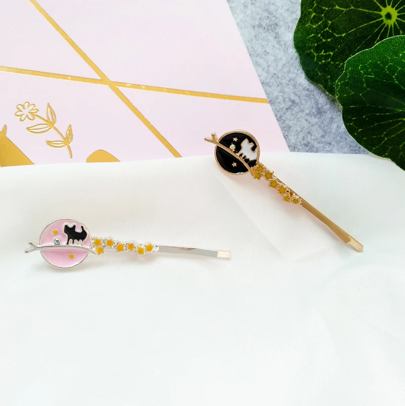 Японский мультфильм милый кот Звездная Вселенная земля фантазия Звездное