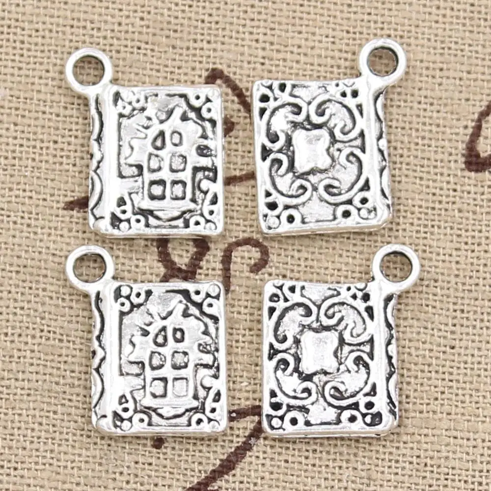 Подвески для браслета и ожерелья 20 шт. 17x11 мм|charm book|craft pendantbook charm |