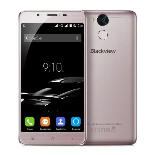 Смартфон Blackview P2 4 Гб+ 64 Гб LTE 6000 мАч 5,5 дюймов FHD Android 6,0 мобильный телефон MT6750T Восьмиядерный 13 МП+ 8 Мп камера 24 часа
