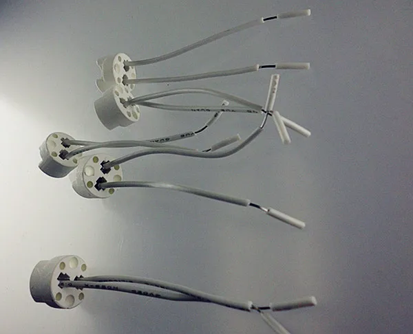 10 шт./лот MR16 MR11 G4 GU5.3 керамическая миниатюрная двухконтактная Ушная термостойкая