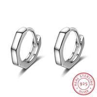 simple 925 sterling silver smooth circle small hoop earring for baby kids child girls cute loop huggies earring jewelry