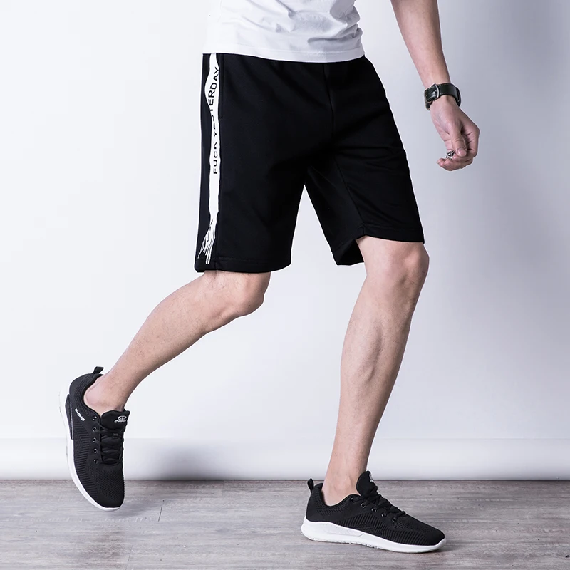 Летние пляжные шорты с рисунком для мужчин быстросохнущие s сжатия Jogger