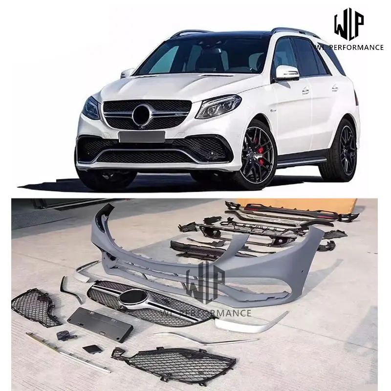 W166 PP Комплект кузова автомобиля передний бампер задний для Mercedes Benz GLE 320 400 GLE63 AMG
