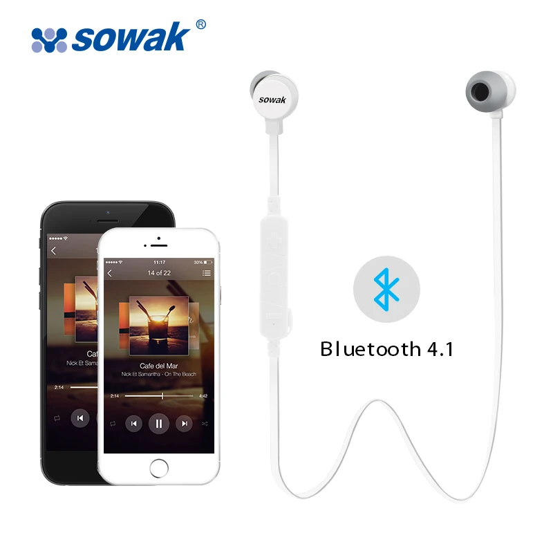 Sowak H3c наушники с защитой от пота Беспроводная гарнитура Bluetooth для телефона MP3/MP4