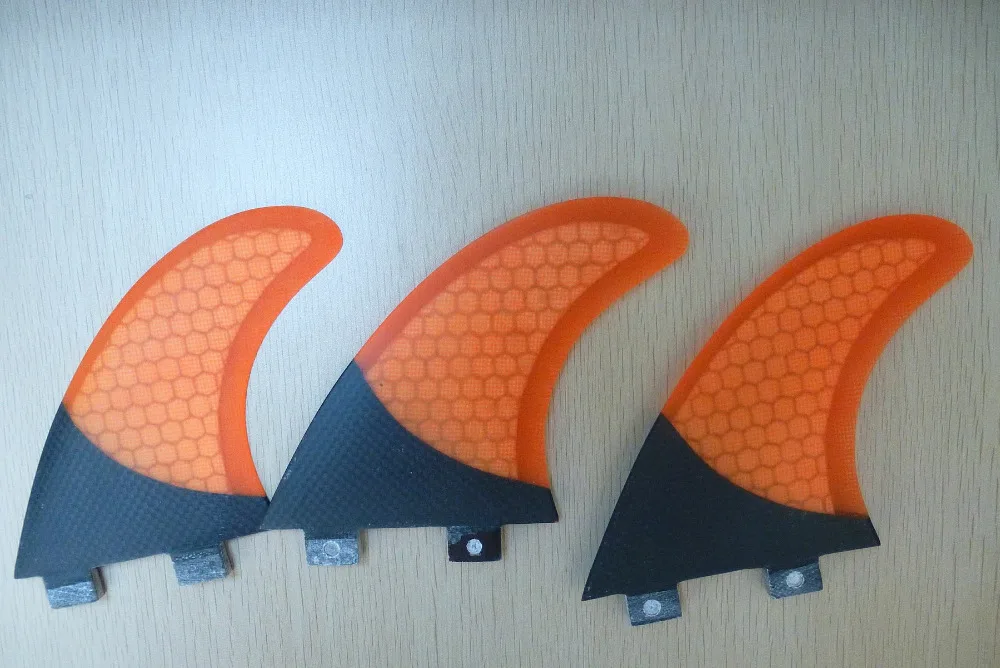 Вафельная Ткань из углеродного волокна доски для серфинга плавники Twin Tab G5