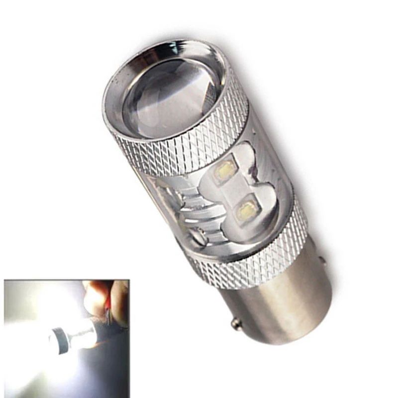 JX LCLYL 1 шт. Новый высокое Мощность BA15S 1156 P21W 50 Вт 10LED Автомобильная резервная копия