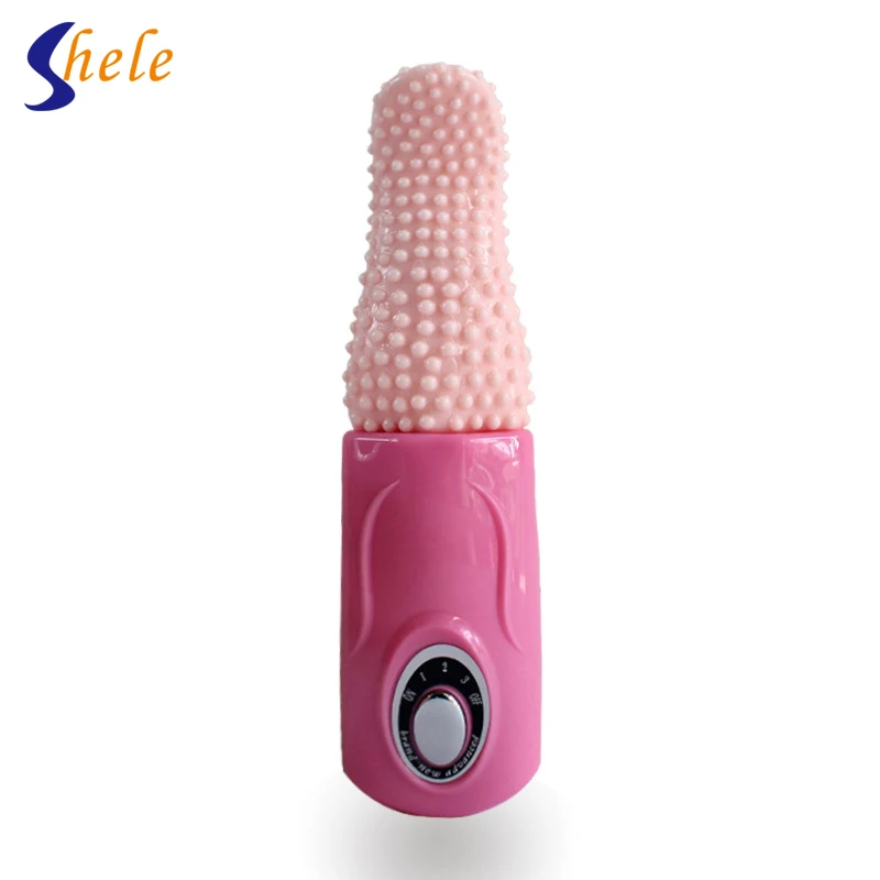 Водонепроницаемый Ультра-тихий Мини Вибрационный Язык Секс-Игрушки Клитор