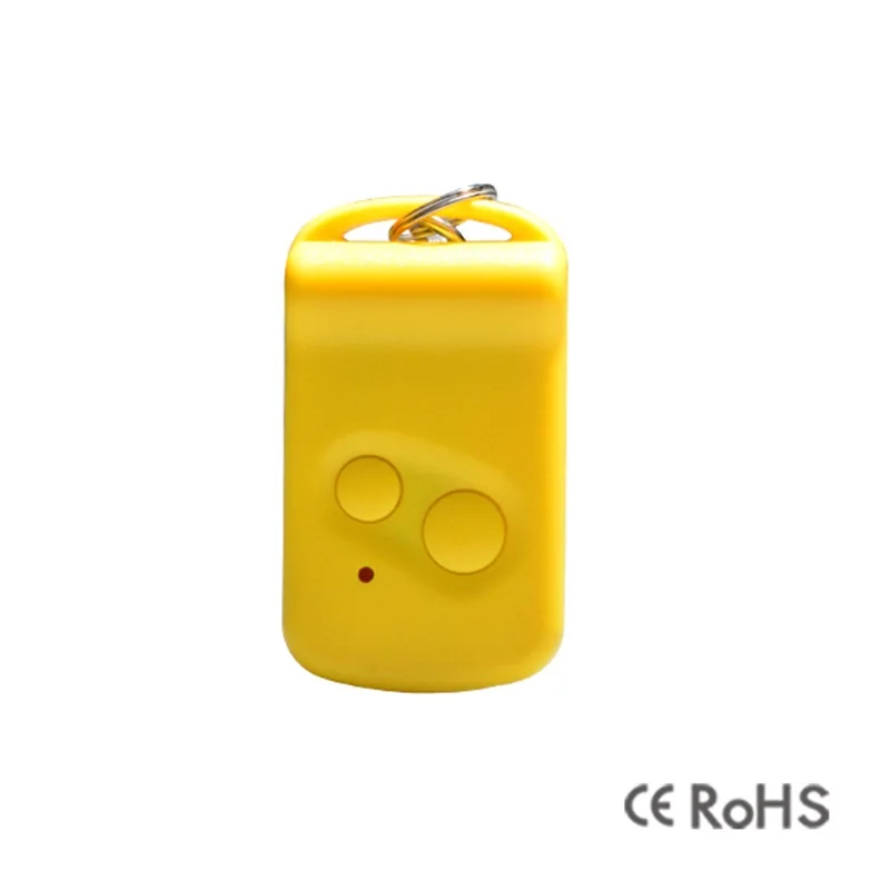 Милый желтый 2 кнопки смарт открывалка для ворот передатчик дистанционного