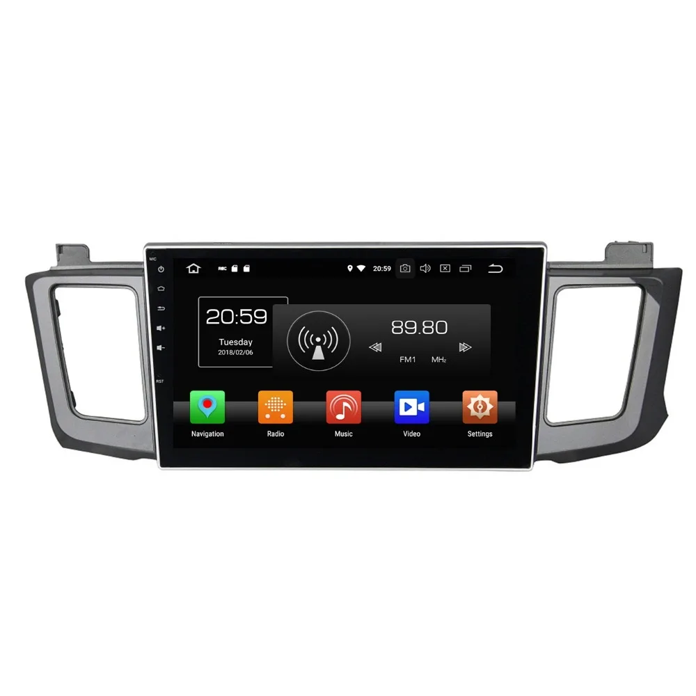 

4GB+32GB Octa Core Android 8.0 Car Radio DVD Multimedia Head Unit for Toyota RAV4 2012-2015 Car Stereo GPS WIFI Bluetooth USB