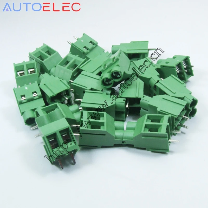 2-полюсная Европейская винтовая Клеммная колодка для печатной платы с шагом 6 35 мм