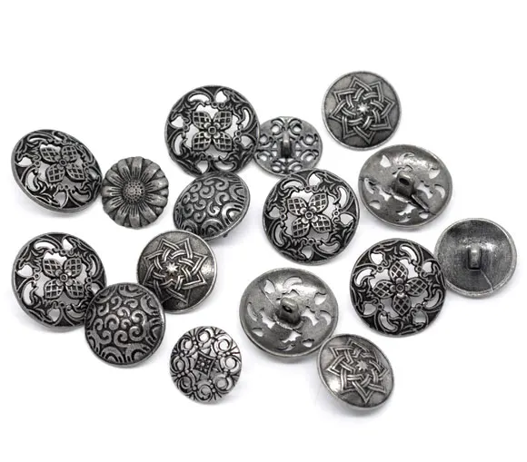 50 шт. резные металлические пуговицы для скрапбукинга 17 23 мм|metal wall art modern|button metalmetal