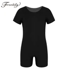 Купальник детский, для мальчиков и девочек, костюм с короткими рукавами