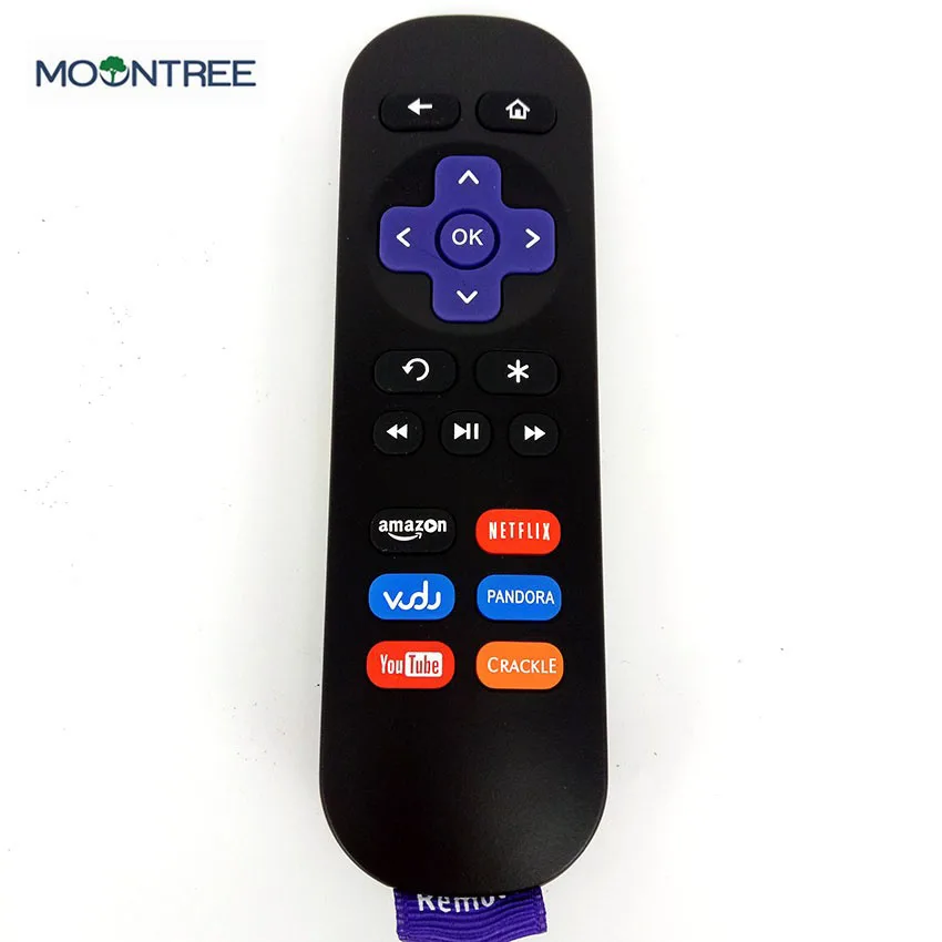 Roku 1 Черный пульт дистанционного управления для ROKU 3 ir 433mhz ремень медиаплеер