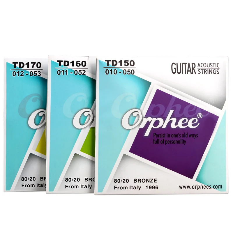 Orphee TD народная Гитары строка гитарные струны Комплект фосфор меди чувствую супер
