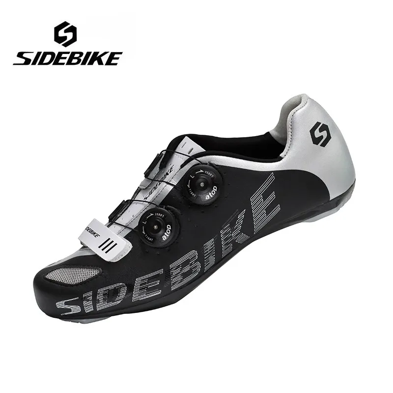 Черный Sidebike дорожный велосипед черная обувь спортивная обувь для велоспорта обувь для бездорожья велосипедные кроссовки Autolock Sapato Ciclismo Zapatos - Цвет: Черный