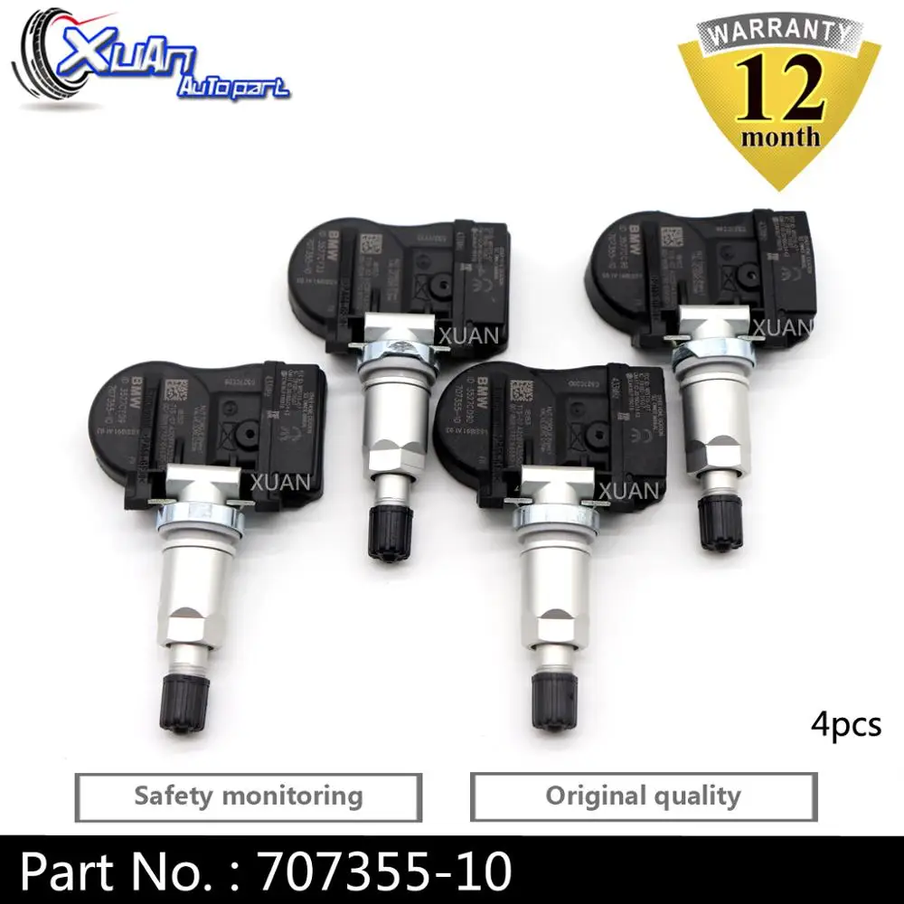 XUAN датчик давления в шинах TPMS 707355-10 для BMW 1 2 3 4 i3 i8 X1 X2 X5 X6 MINI F20 F21 F22 F23 LCI F87 M2 433 МГц |