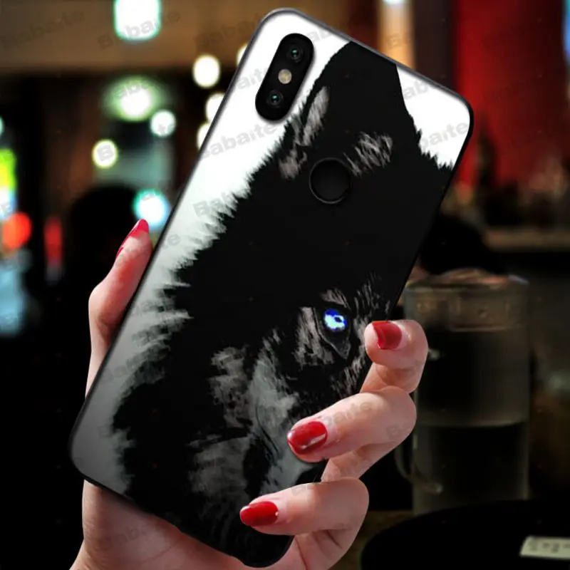 Новые чехлы для телефонов Babaite cool wolf face xiaomi mi 8se 6 mi8lite note2 note3 mix2 max2 max3 | Мобильные