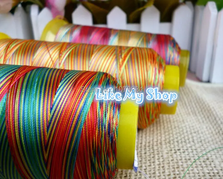 Швейная нить из полиэстера европейский размер 150D/3 (Размер 30) 1 шт./компл. | Дом и сад