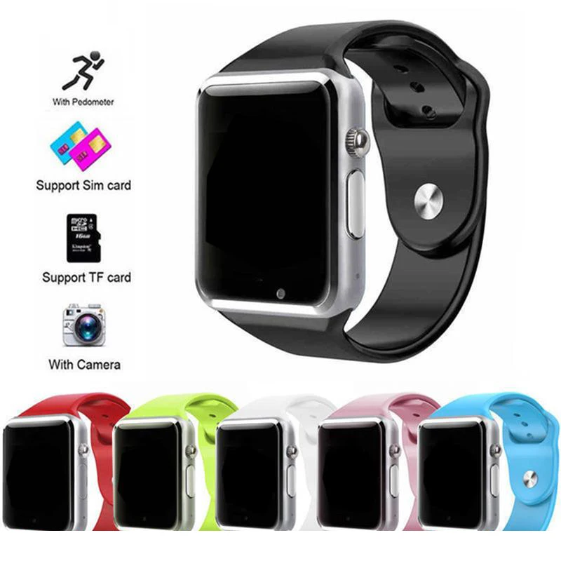 Розничная продажа A1 Смарт часы Bluetooth smartwatch носимые TF sim с камерой для samsung