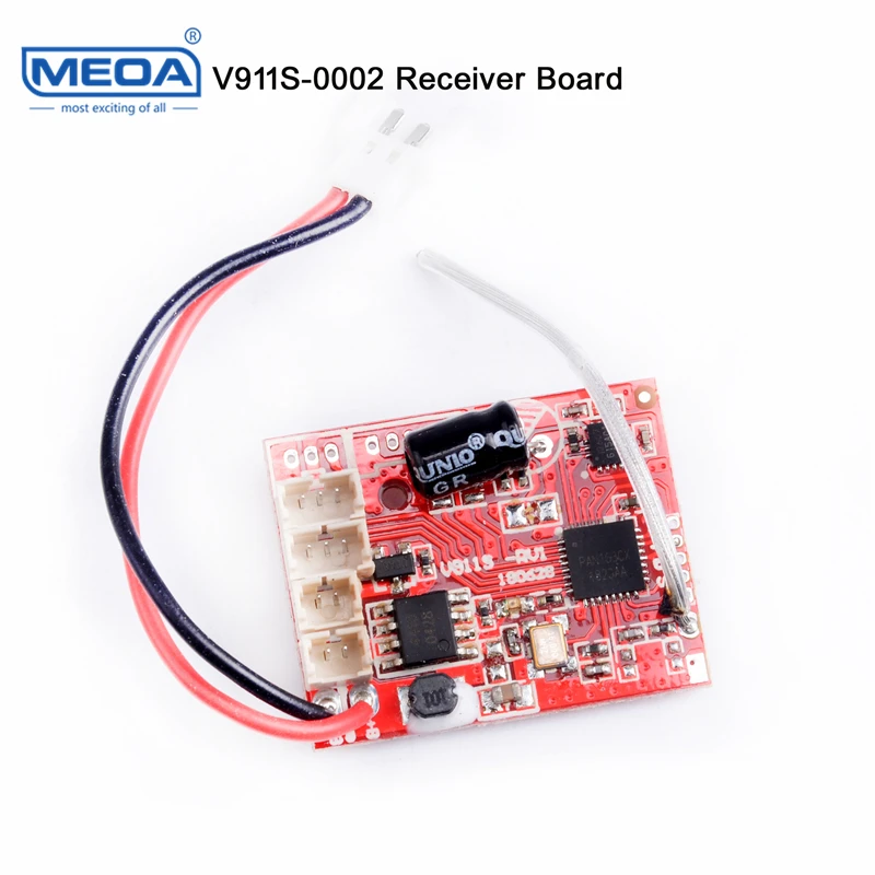 Wltoys Запчасти для радиоуправляемого вертолета V911s 0002 приемника 4CH вертолет