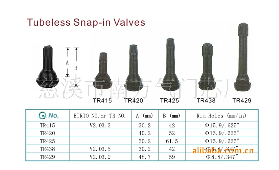 500 шт./лот бескамерный зажимной клапан TR414 TR412 TR413 TR418 TR423 TR425 автомобильный фургон