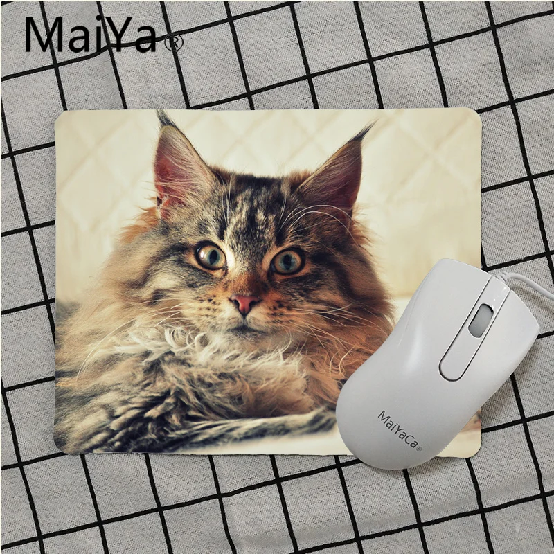 Maiya высокое качество Мэн енот кот под заказ игровой коврик для мыши ноутбука