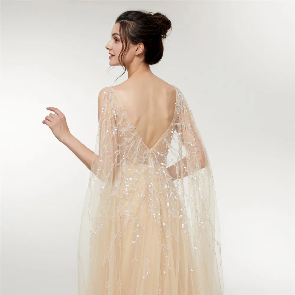Женское платье без рукавов Forevergracedress вечернее с блестками и открытой спиной