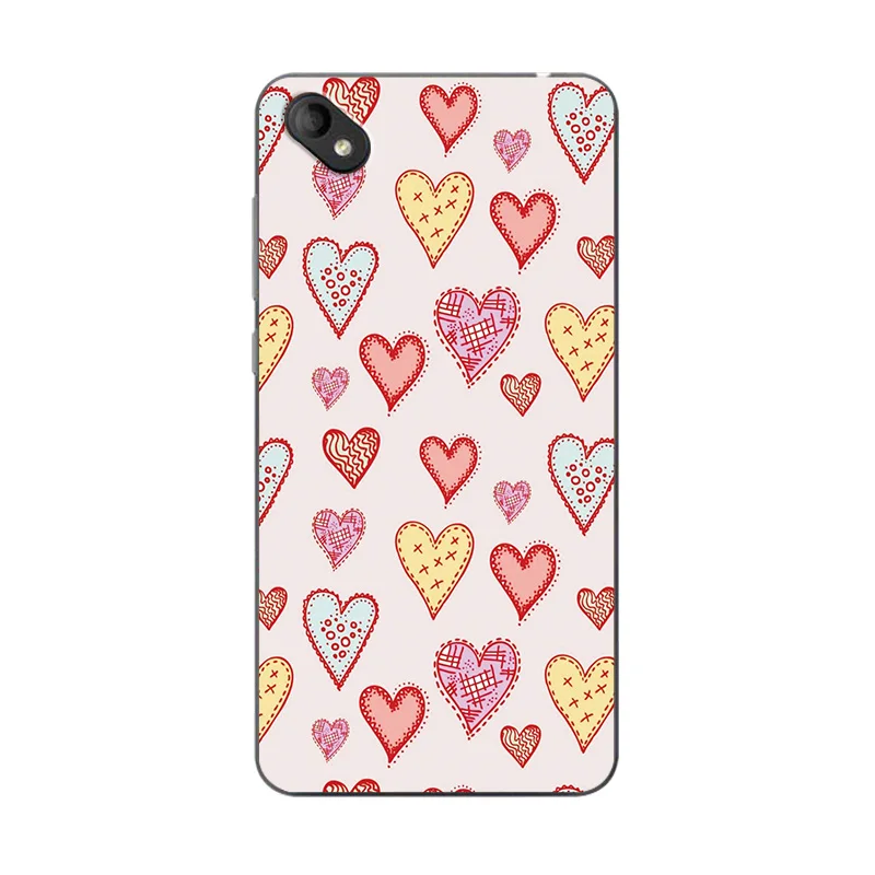 W13 Чехол для BQ BQ-5035 5,0 дюймов, маленький чехол с маргаритками и сердечками для BQ 5035, мягкий силиконовый чехол для задней панели телефона BQ5035 - Цвет: W13