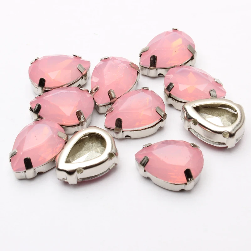 13X18MM Water drop Mix color Sew on Resin Stones Opal Rhinestones For Garment DIY Free Shipping | Дом и сад