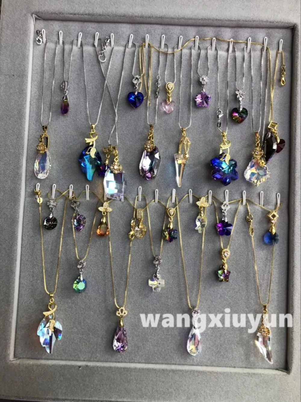 Стеклянные хрустальные подвески с одним отверстием в форме капель сердца...