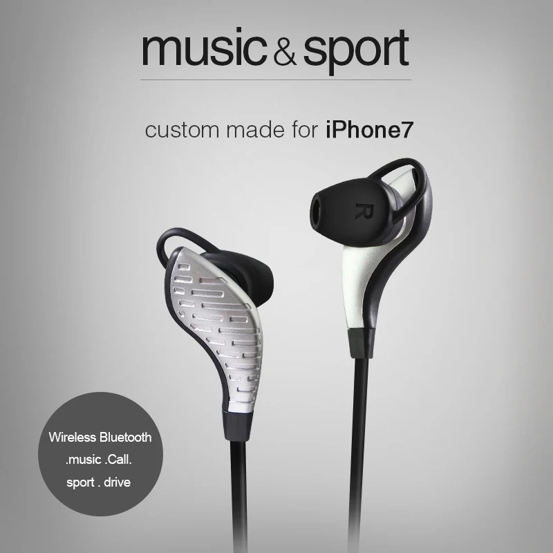 HD чистый звук Bluetooth наушники для iPhone Xiaomi Huawei Cool Серебряный Беспроводной динамик
