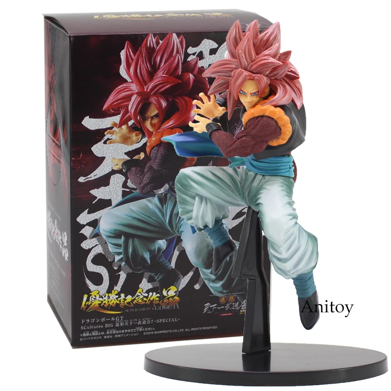 Dragon Ball Z Banpresto фигурка Колизей Scultures большой специальный персонал Супер Saiyan gogeta pvc фигурка Коллекционная модель игрушки 19 см