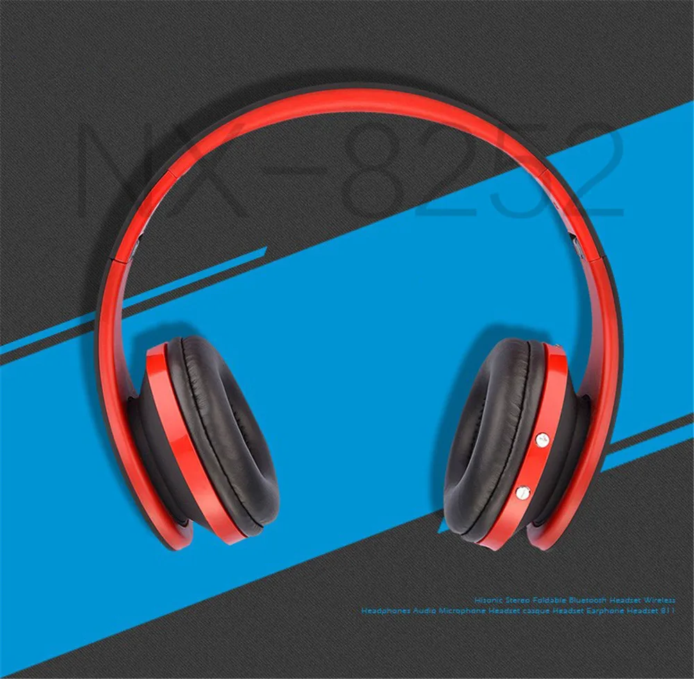 Складные HiFi Bluetooth Наушники Накладные наушники проводные/беспроводные наушники Складные стерео игровая гарнитура геймер регулируемые наушники
